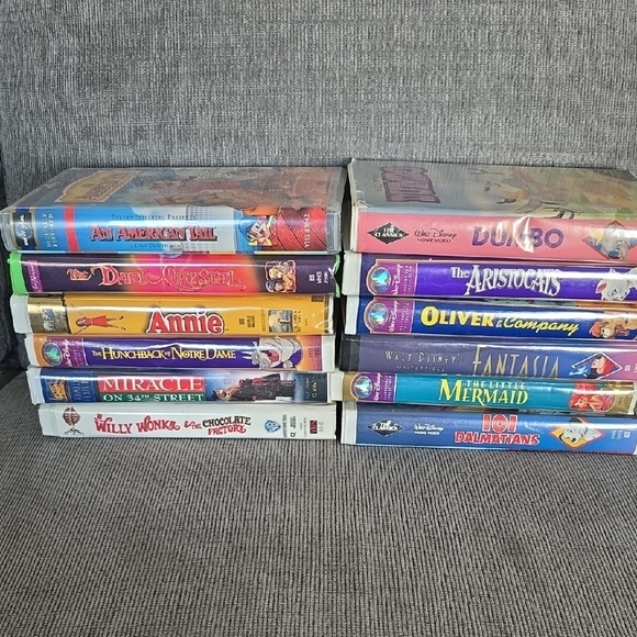 Disney Other - Disney and Classic VHS Movie Collection, Bundle Of 12 Movies